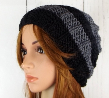 Preview: Strickanleitung Beanie „Merino“